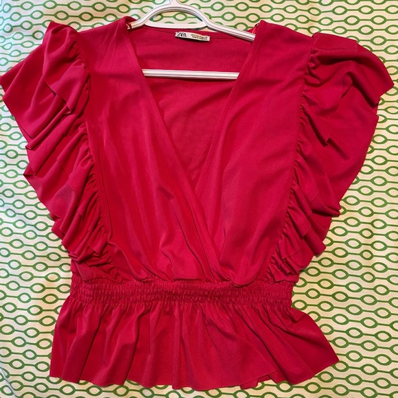 Fuchsia Zara top - Picture 1 of 4